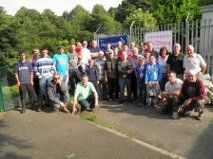 A large group of anglers who supported our Charity Competition.